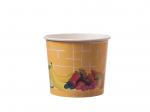 Eisbecher Obst Gelb 250ml Ø8,1 x 6,8cm Kraftkarton
